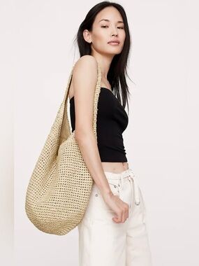 Banana Republic Women’s Raffia Tote